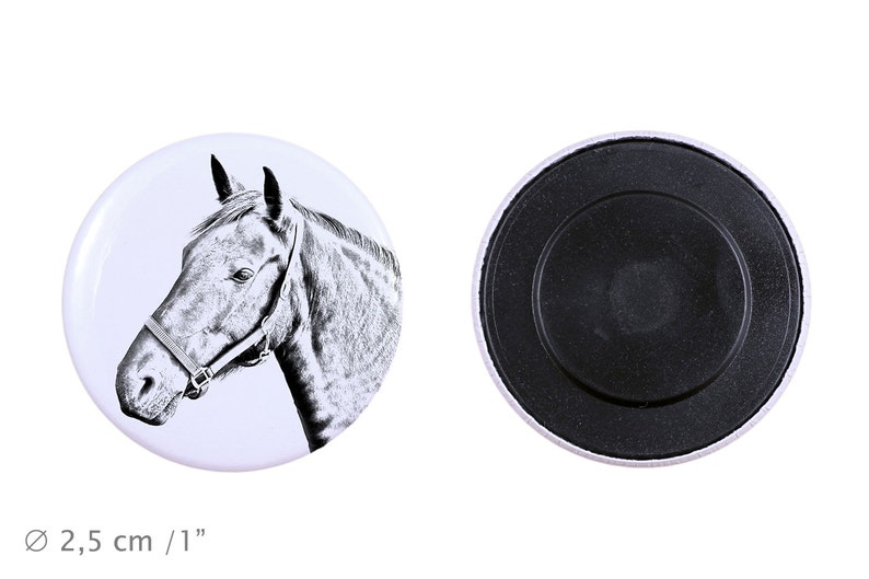 Magnet with a horse Danish Warmblood