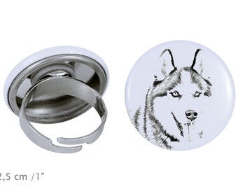Ring with a dog - Siberian Husky