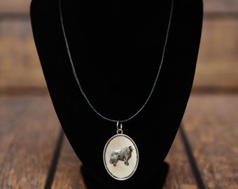 Collie, dog necklace, medallion, limited edition, extraordinary gift, ArtDog