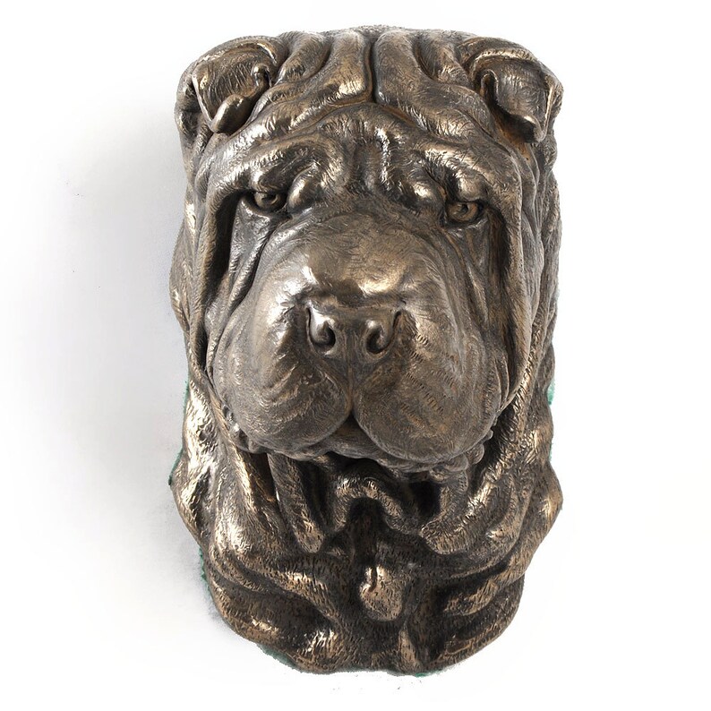 shar pei dog statue
