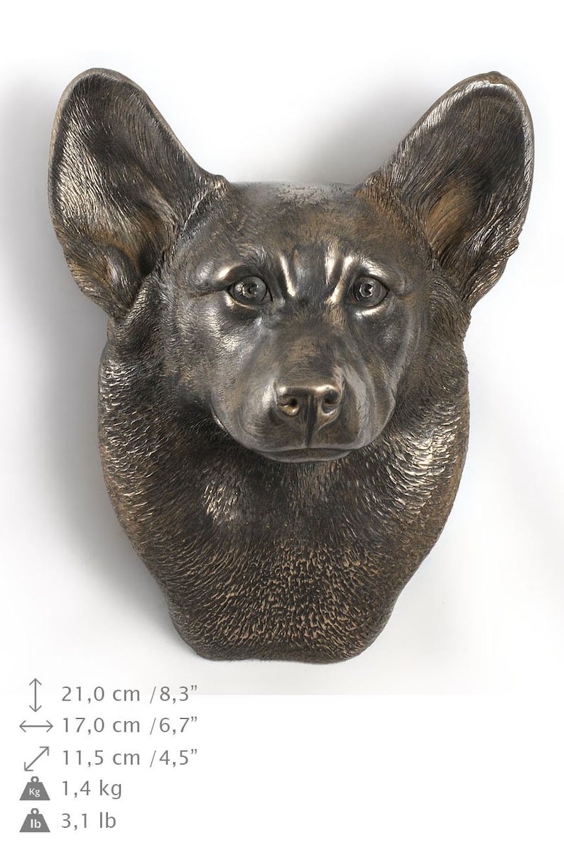 corgi dog statue