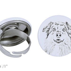 Ring with a dog- Australian Shepherd
