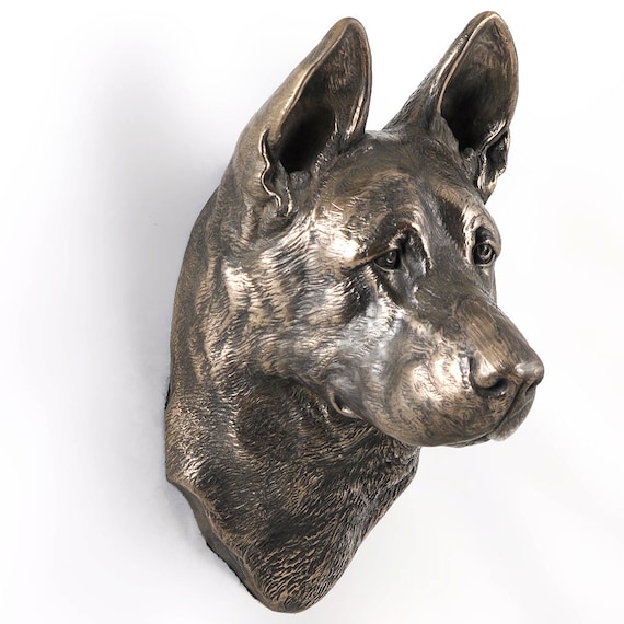 Jardin Extérieur Grandeur Nature Assis Bronze Berger Allemand Statue Chien Sculpture - Buy