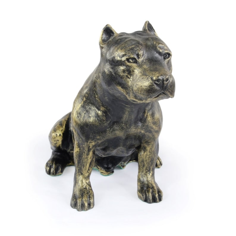 staffordshire bull terrier garden statues