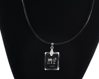 Clydesdale ,  Horse Crystal Necklace, Pendant, High Quality, Exceptional Gift, Collection!