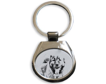 Caucasian Shepherd Dog - NEW collection of keyrings with images of purebred dogs, unique gift, sublimation . Dog keyring for dog lovers