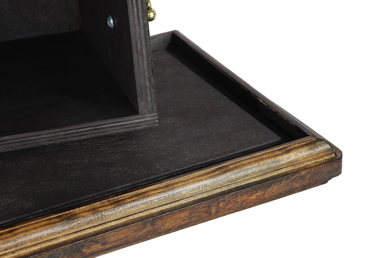 Custom urn. New model Cremation box ART-DOG Exclusive Urn for dog\u2019s ashes with a Staffordshire Bull Terrier statue