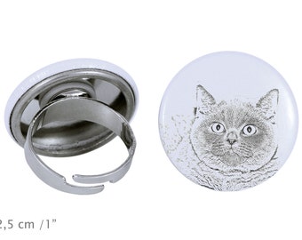 Ring with a cat - British Shorthair