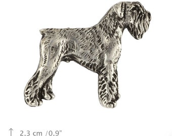 Schnauzer (body), dog pin, limited edition, ArtDog