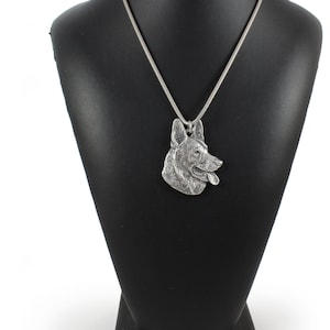 NEW, German Shepherd, dog necklace, silver chain 925, limited edition, ArtDog