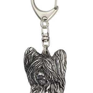 Skye Terrier, dog keyring, keychain, limited edition, ArtDog . Dog keyring for dog lovers