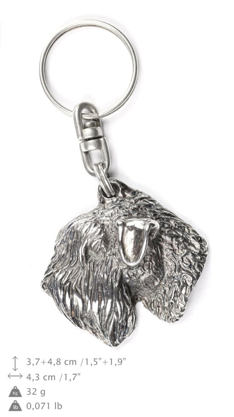 ArtDog Dog Keyring Collie Smooth Haired in Casket Limited Edition Key Holder