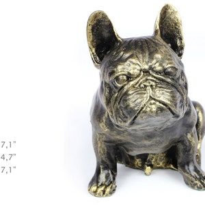 French Bulldog, dog sitting statue, limited edition, ArtDog