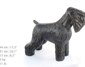 Black Russian Terrier, dog natural size statue, limited edition, ArtDog