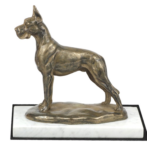 Great Dane cropped Dog Marble Statue Limited Edition Etsy