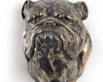 English Bulldog, dog hanging statue, limited edition, ArtDog