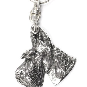 NEW, Scotisch Terrier, dog keyring, key holder, limited edition, ArtDog . Dog keyring for dog lovers