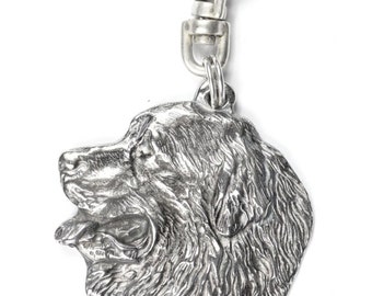 NEW, Bernese Mountain Dog, dog keyring, key holder, limited edition, ArtDog . Dog keyring for dog lovers