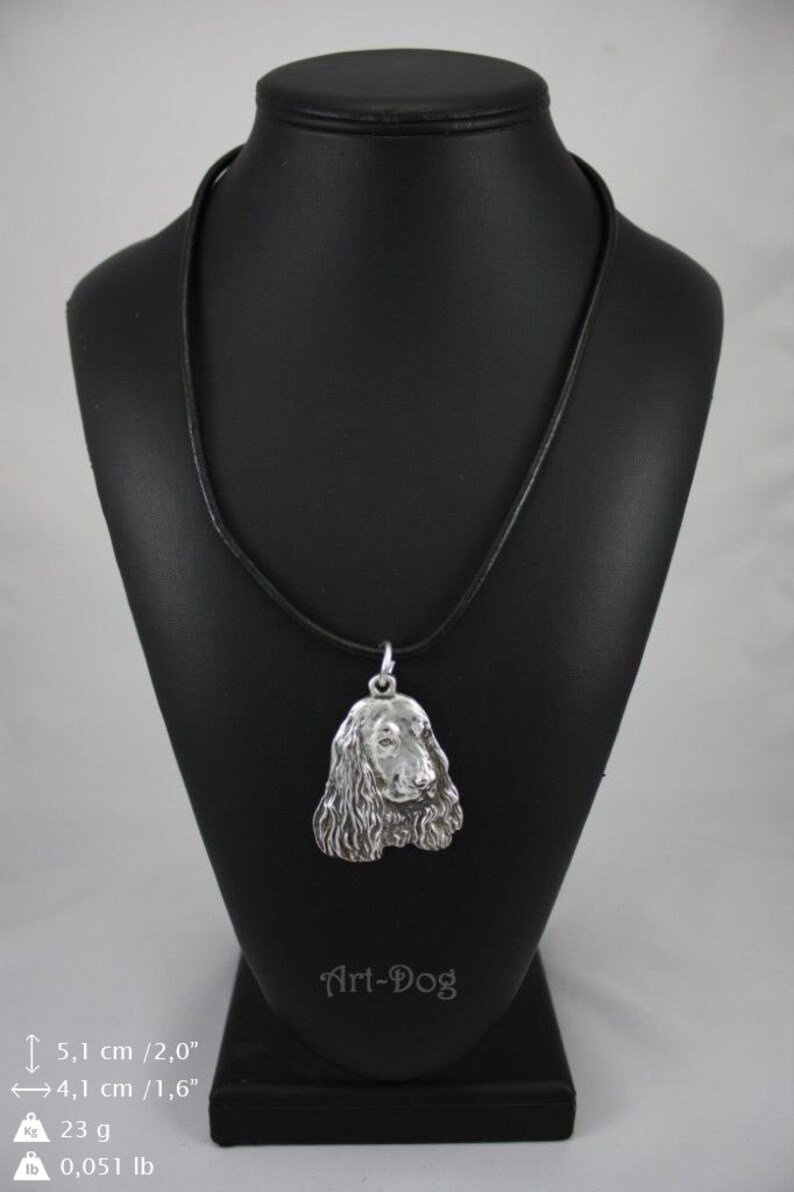 NEW English Cocker Spaniel dog keyring necklace and pin in Etsy