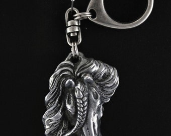 Friesian Horse, horse keyring, keychain, limited edition, ArtDog