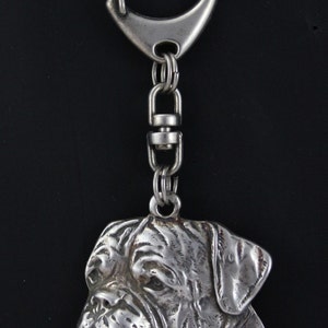 Dogue de Bordeaux, porte-clés de chien, porte-clés, en édition limitée, ArtDog