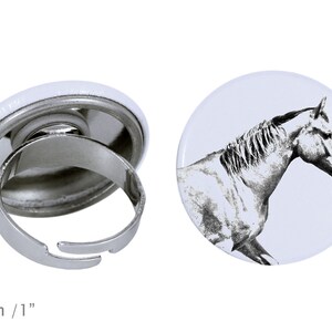 Anillo con un caballo - Selle français