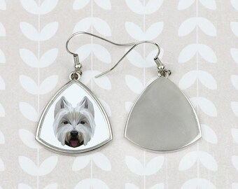 Details about   West Highland White Terrier Westie Dog lite  weight  earrings jewelry FREE SHIP 