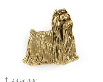 Shiz-Tzu, millesimal fineness 999, dog pin, limited edition, ArtDog