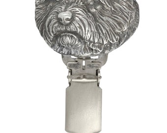 Norwich Terrier, dog clipring, dog show ring clip/number holder, limited edition, ArtDog