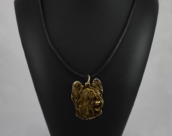 Briard, millesimal fineness 999, dog necklace, limited edition, ArtDog