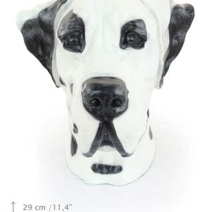 Urn for dog ashes - Great Dane statue. ArtDog Collection Cremation box, Custom urn.