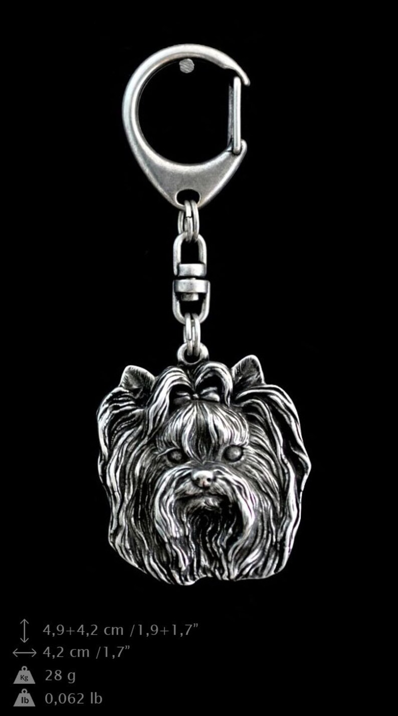 Yorkie Key NEW, Yorkshire Terrier, Yorkie, Dog Keyring, Key Holder, in Casket ...
