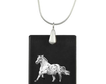 Noriker,  Horse Crystal Pendant, SIlver Necklace 925, High Quality, Exceptional Gift, Collection!