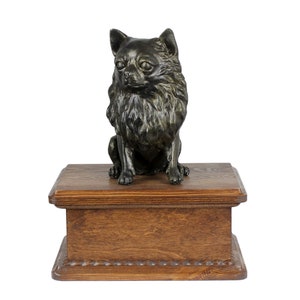 Urna de chihuahua para cinzas de cachorro, memorial personalizado com estátua, urna com escultura, urna para cinzas de cachorro