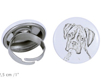 Ring with a dog - Boxer