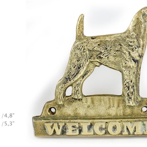 Airedale Terrier, dog welcome, hanging decoration, limited edition, ArtDog