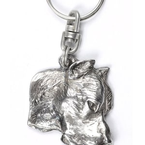 NEW, Dogo Argentino, dog keyring, key holder, limited edition, ArtDog . Dog keyring for dog lovers