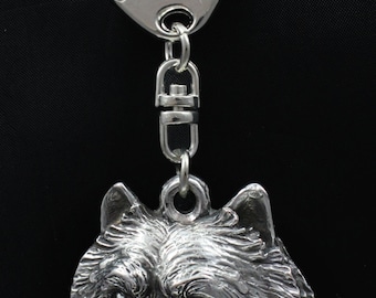 Norwich Terrier, dog keyring, keychain, limited edition, ArtDog . Dog keyring for dog lovers