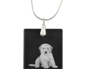 Cockapoo,  Dog Crystal Pendant, SIlver Necklace 925, High Quality, Exceptional Gift, Collection!