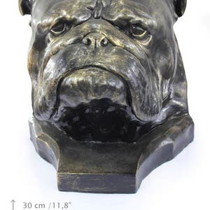 Urn for dog ashes - Bulldog, English Bulldog statue. ArtDog Collection Cremation box, Custom urn.