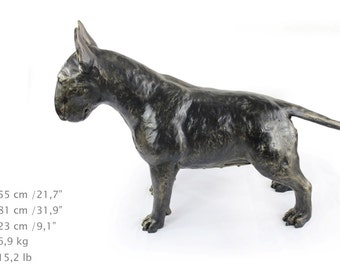 Bull Terrier, dog natural size statue, limited edition, ArtDog