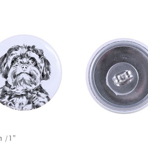 Earrings with a dog - Bolonka