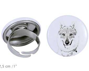 Ring with a dog- Czechoslovakian Wolfdog