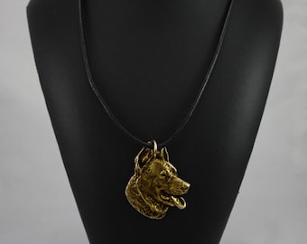 Beauceron, millesimal fineness 999, dog necklace, limited edition, ArtDog