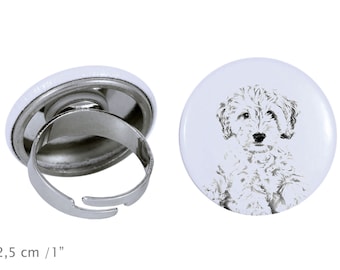 Ring with a dog-Cockapoo