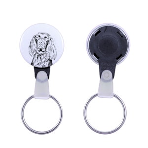 Keyring with a dog -German Longhaired Pointer