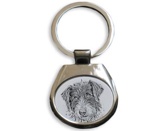 Romanian Mioritic Shepherd Dog  - NEW collection of keyrings with images of purebred dogs, unique gift, sublimation