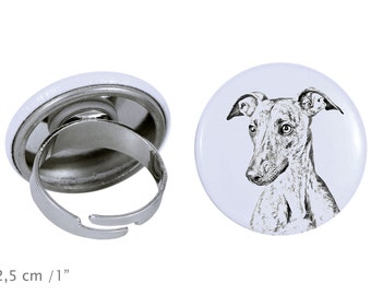 Ring with a dog - Whippet