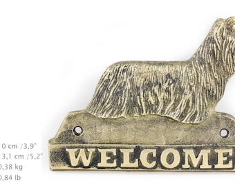 Skye Terrier, dog welcome, hanging decoration, limited edition, ArtDog