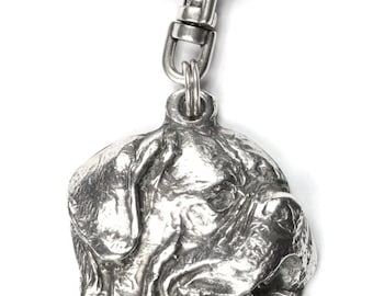 NEW, Dog de Bordeaux, Bordeaux Mastiff, French Mastiff, Bordeauxdog, dog keyring, key holder, limited edition, ArtDog